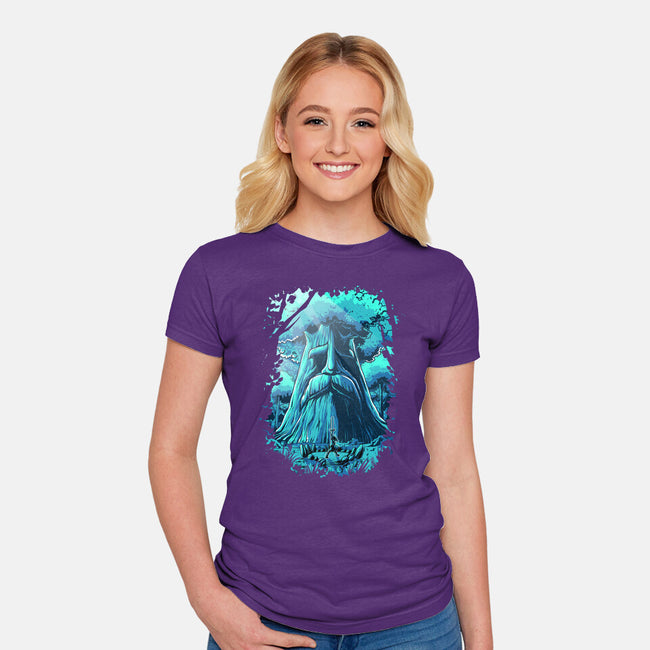 Hyrule Forest Hero-Womens-Fitted-Tee-Diego Oliver