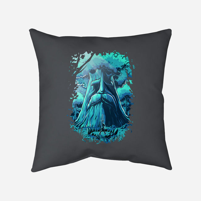 Hyrule Forest Hero-None-Removable Cover-Throw Pillow-Diego Oliver