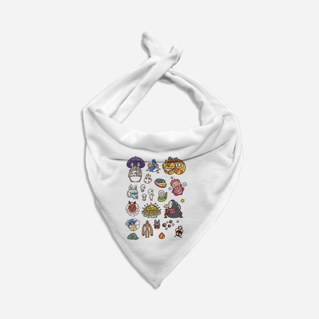 Ghibli Cuties-Dog-Bandana-Pet Collar-demonigote