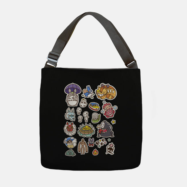 Ghibli Cuties-None-Adjustable Tote-Bag-demonigote