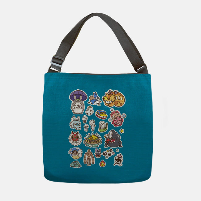 Ghibli Cuties-None-Adjustable Tote-Bag-demonigote