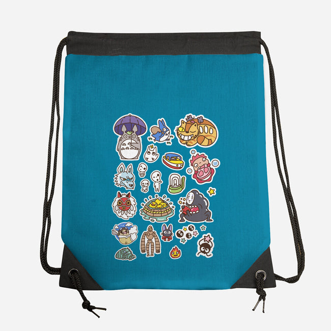 Ghibli Cuties-None-Drawstring-Bag-demonigote