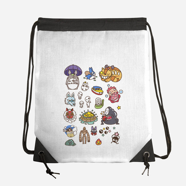 Ghibli Cuties-None-Drawstring-Bag-demonigote