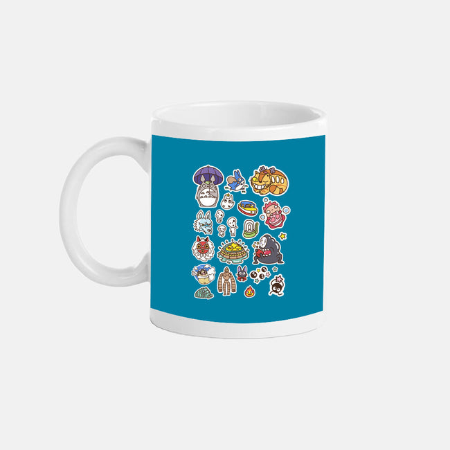 Ghibli Cuties-None-Mug-Drinkware-demonigote