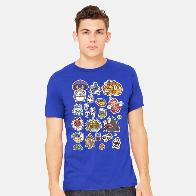 Ghibli Cuties-Mens-Heavyweight-Tee-demonigote