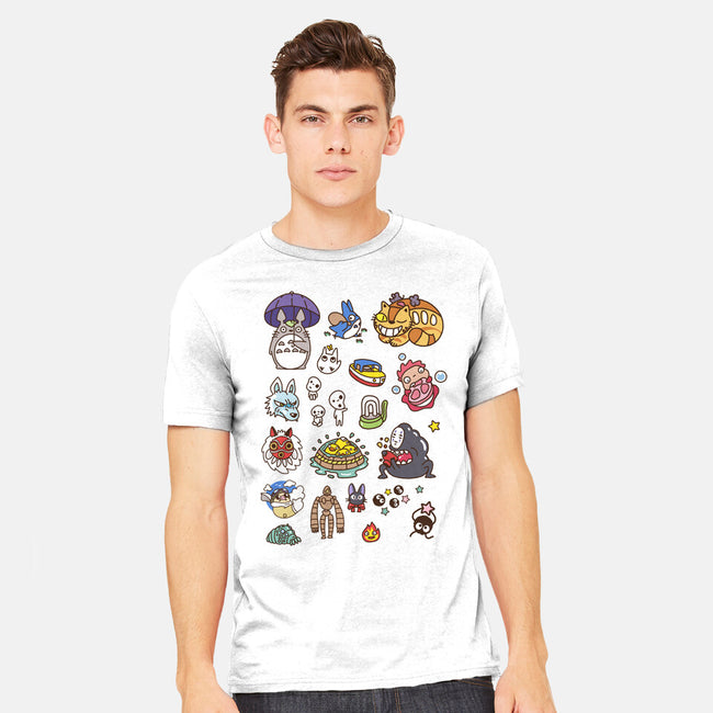 Ghibli Cuties-Mens-Heavyweight-Tee-demonigote