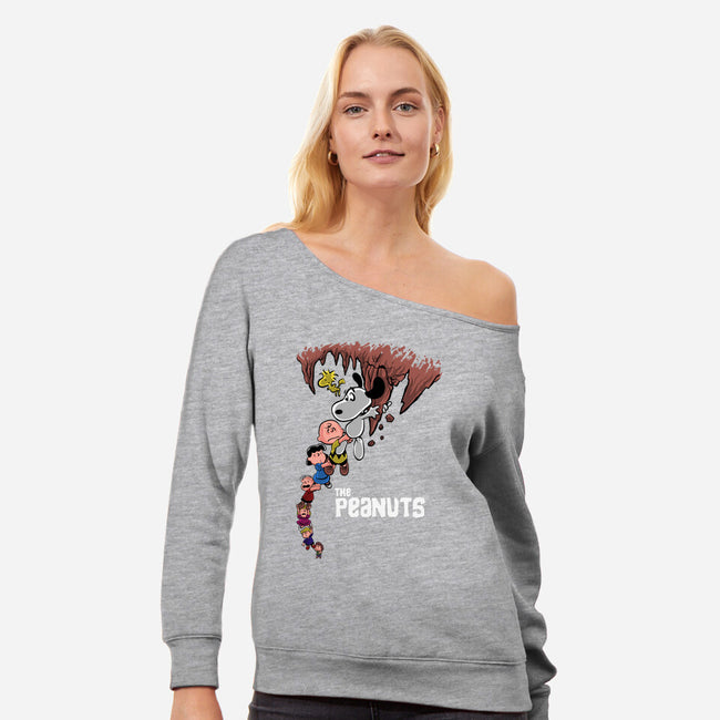 The Gang Never Say Die-Womens-Off Shoulder-Sweatshirt-zascanauta