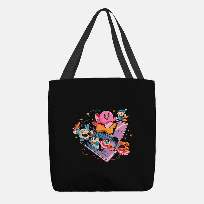 Pink Blob Game-None-Basic Tote-Bag-Arigatees