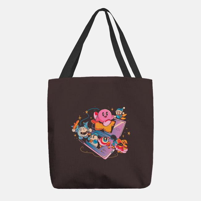 Pink Blob Game-None-Basic Tote-Bag-Arigatees