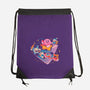 Pink Blob Game-None-Drawstring-Bag-Arigatees