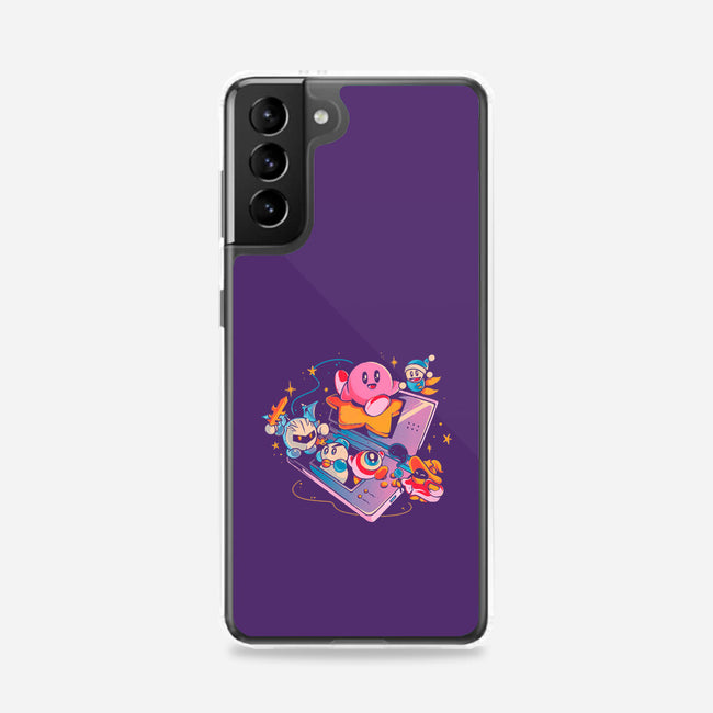 Pink Blob Game-Samsung-Snap-Phone Case-Arigatees