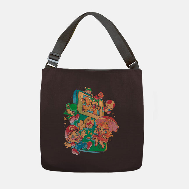 Plumber Game-None-Adjustable Tote-Bag-Arigatees