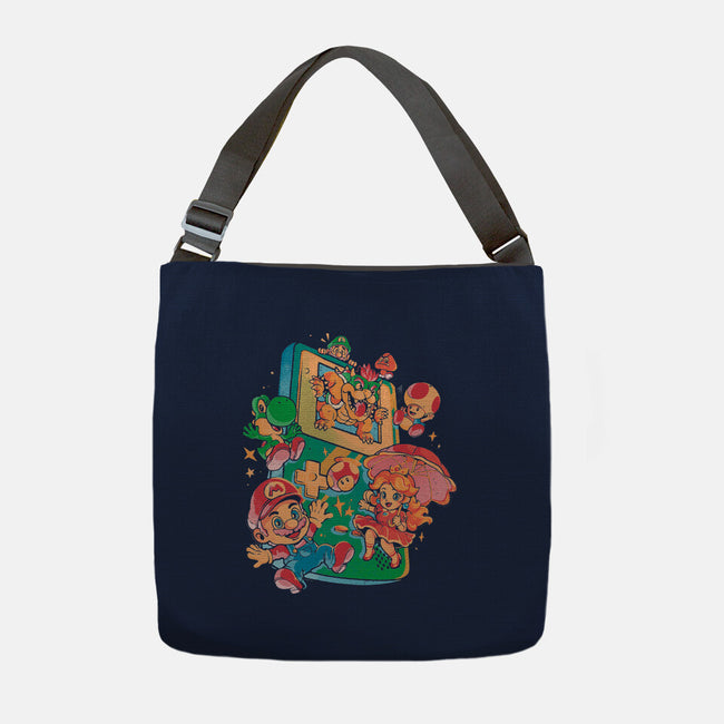 Plumber Game-None-Adjustable Tote-Bag-Arigatees