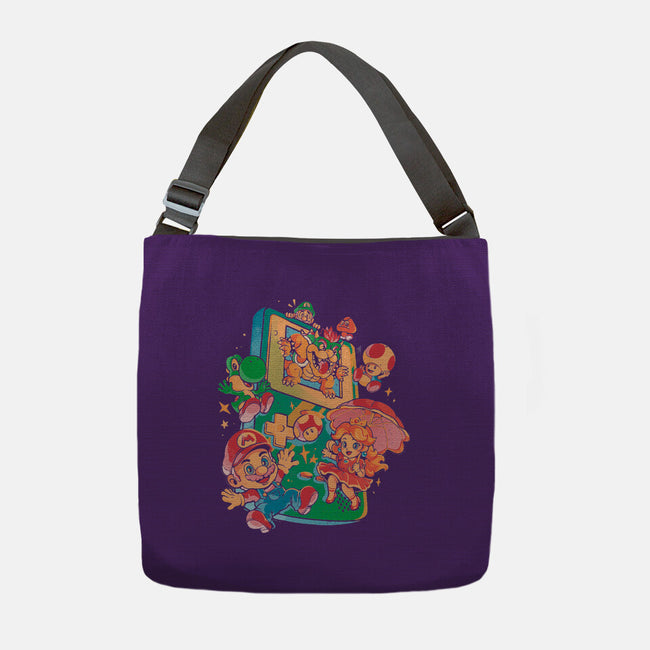 Plumber Game-None-Adjustable Tote-Bag-Arigatees