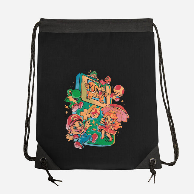 Plumber Game-None-Drawstring-Bag-Arigatees