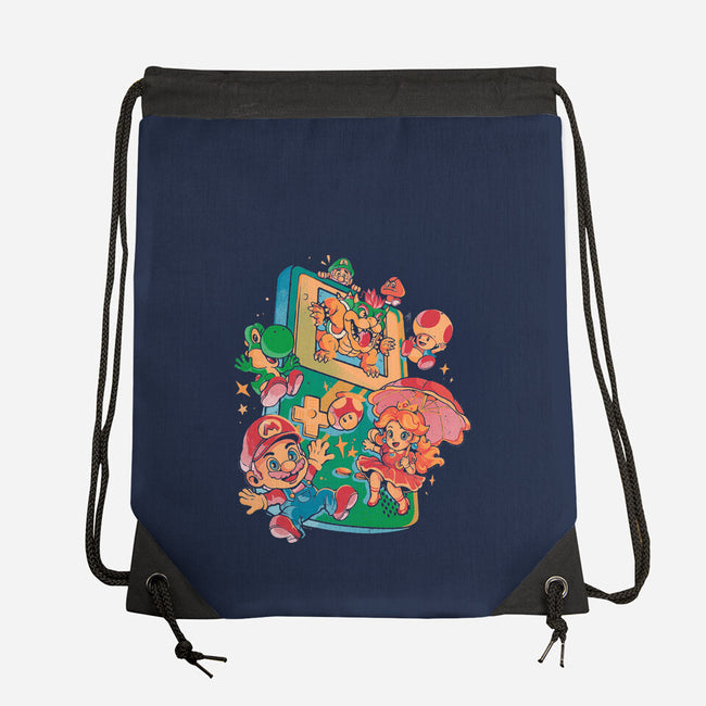 Plumber Game-None-Drawstring-Bag-Arigatees