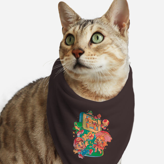 Plumber Game-Cat-Bandana-Pet Collar-Arigatees