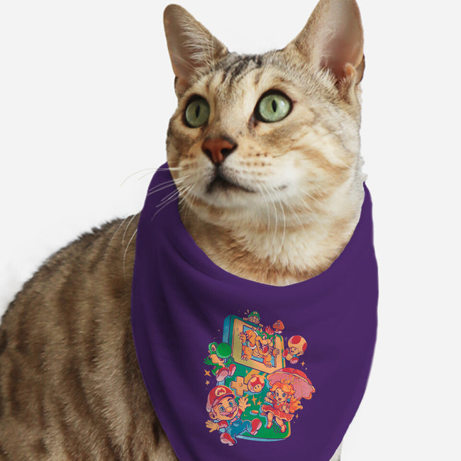 Plumber Game-Cat-Bandana-Pet Collar-Arigatees