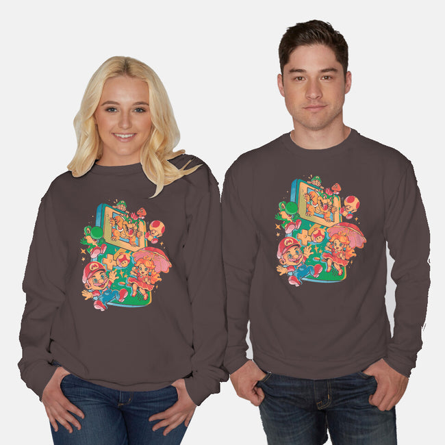 Plumber Game-Unisex-Crew Neck-Sweatshirt-Arigatees