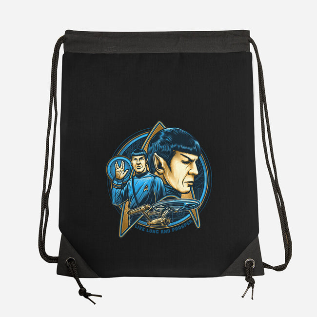 Live And Prosper-None-Drawstring-Bag-momma_gorilla