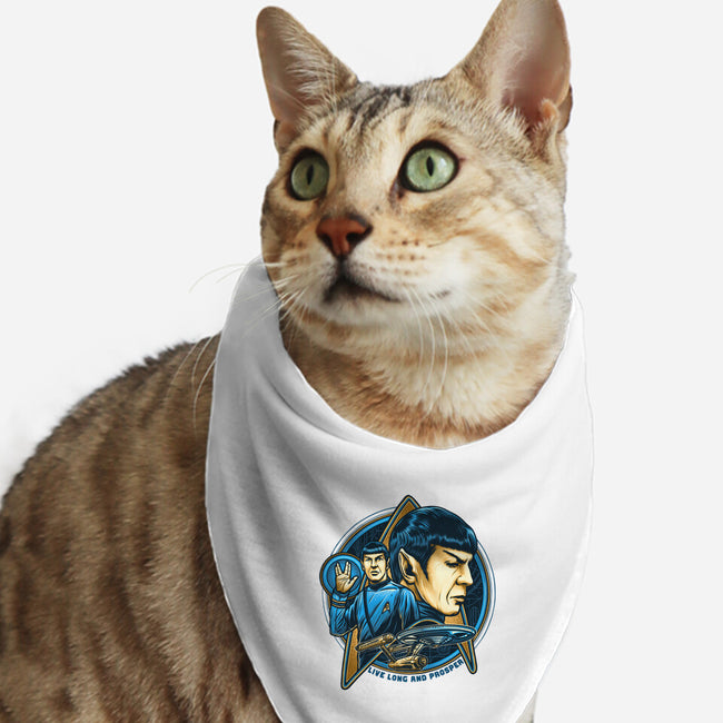 Live And Prosper-Cat-Bandana-Pet Collar-momma_gorilla