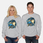 Live And Prosper-Unisex-Crew Neck-Sweatshirt-momma_gorilla