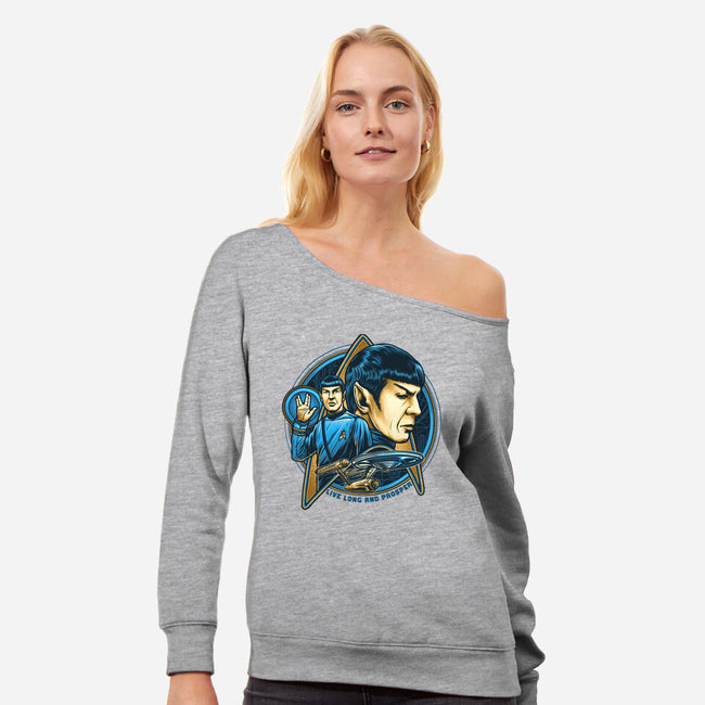 Live And Prosper-Womens-Off Shoulder-Sweatshirt-momma_gorilla