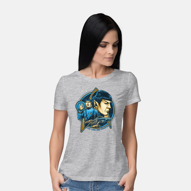 Live And Prosper-Womens-Basic-Tee-momma_gorilla