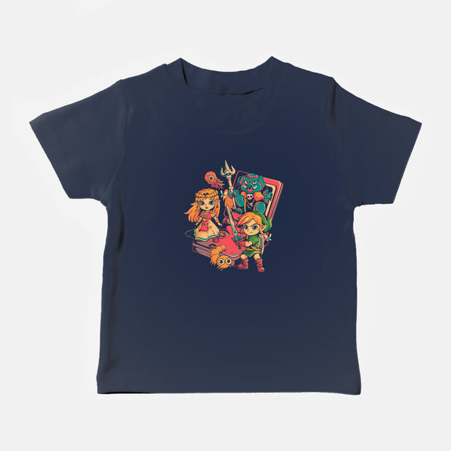 Brave Game-Baby-Basic-Tee-Arigatees