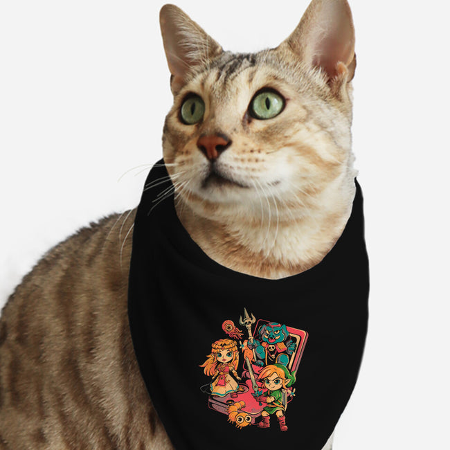 Brave Game-Cat-Bandana-Pet Collar-Arigatees