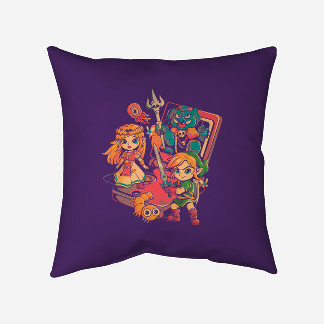 Brave Game-None-Removable Cover w Insert-Throw Pillow-Arigatees