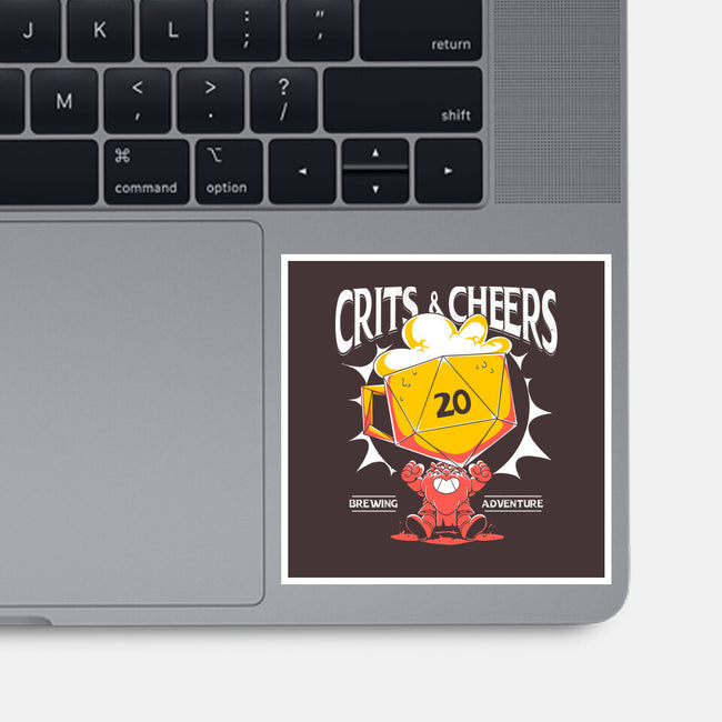 Crits And Cheers-None-Glossy-Sticker-estudiofitas