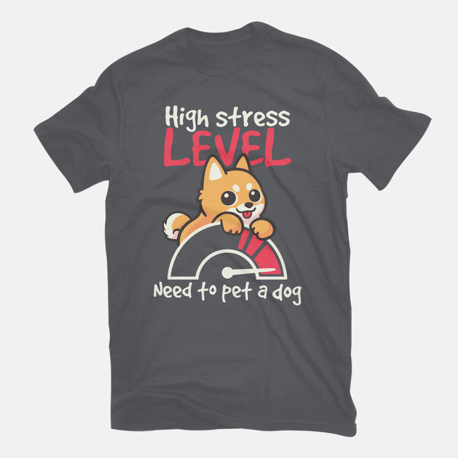 Need To Pet A Dog-Womens-Fitted-Tee-NemiMakeit