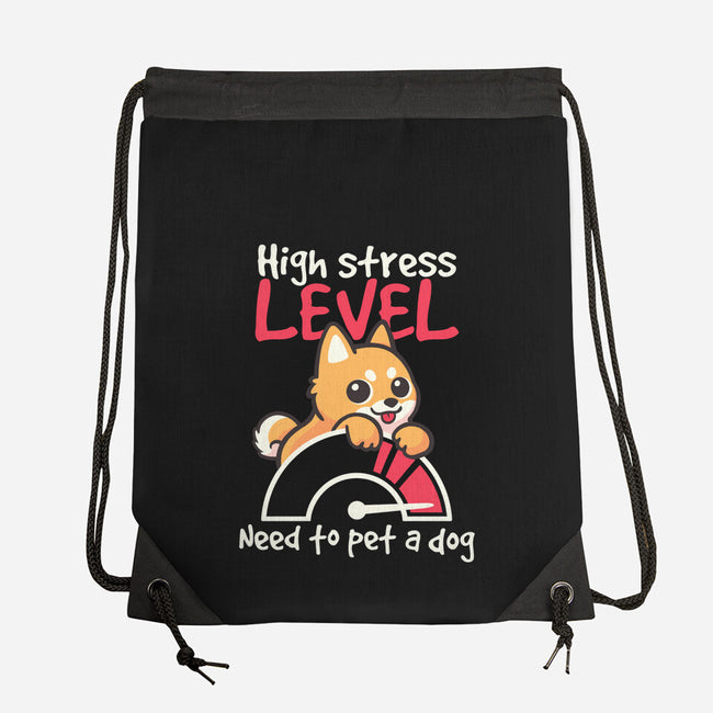 Need To Pet A Dog-None-Drawstring-Bag-NemiMakeit