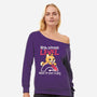 Need To Pet A Dog-Womens-Off Shoulder-Sweatshirt-NemiMakeit