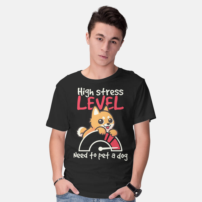 Need To Pet A Dog-Mens-Basic-Tee-NemiMakeit