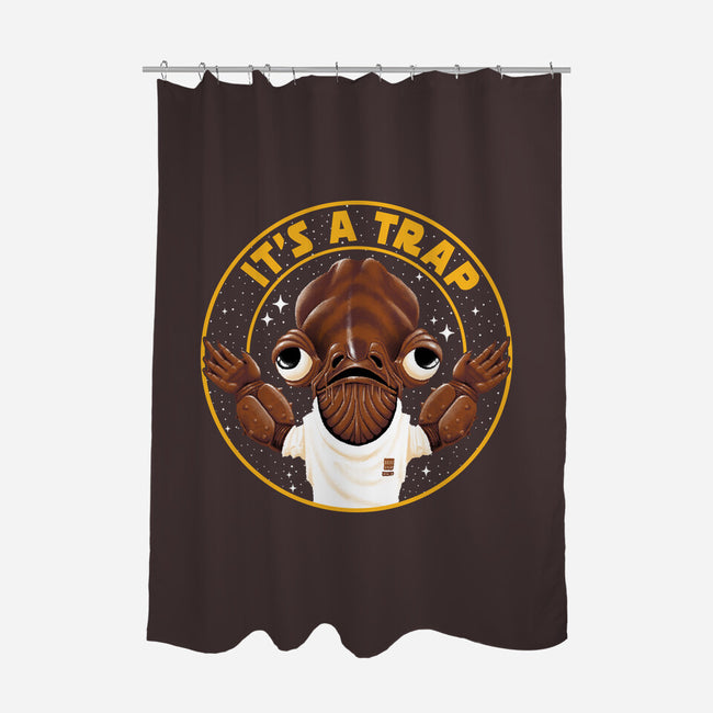 Ackbar It's A Trap-None-Polyester-Shower Curtain-Tronyx79