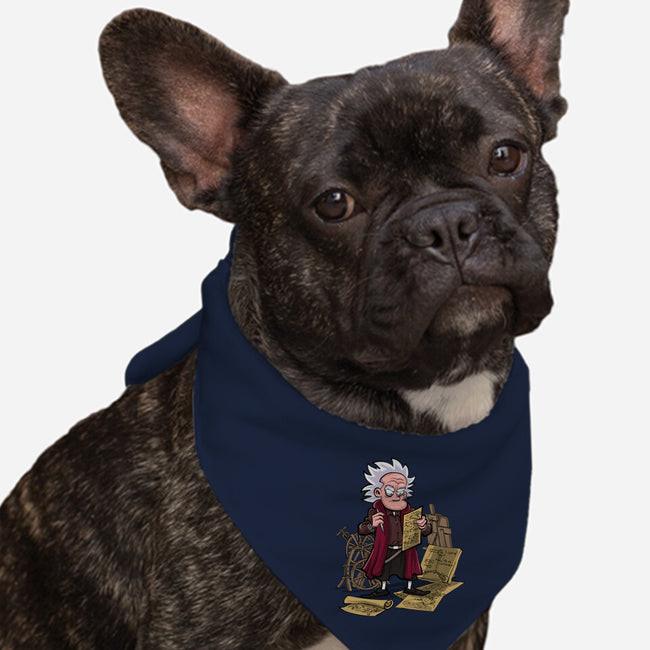 Leonardo Doc Vinci-Dog-Bandana-Pet Collar-zascanauta