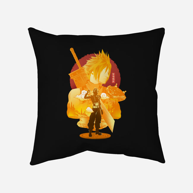 Omnislash Soldier-None-Non-Removable Cover w Insert-Throw Pillow-hypertwenty