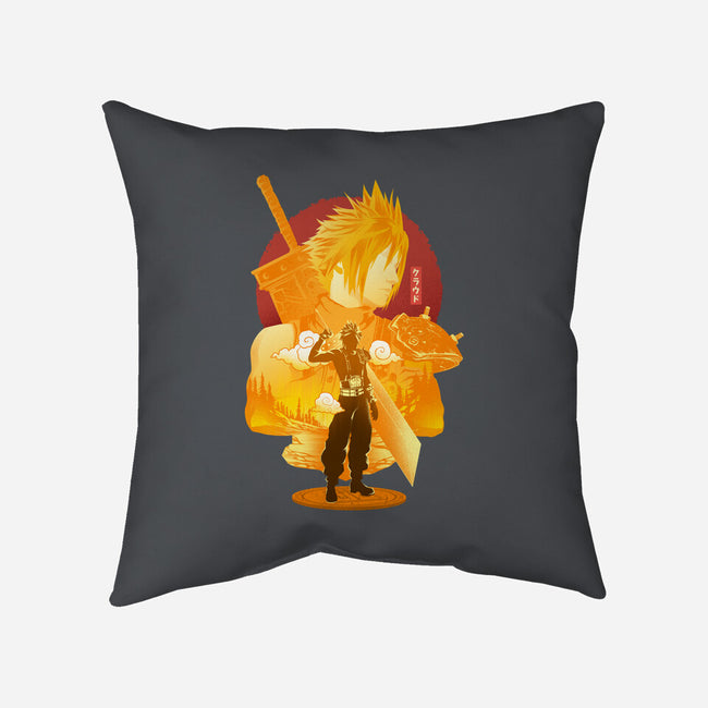 Omnislash Soldier-None-Non-Removable Cover w Insert-Throw Pillow-hypertwenty