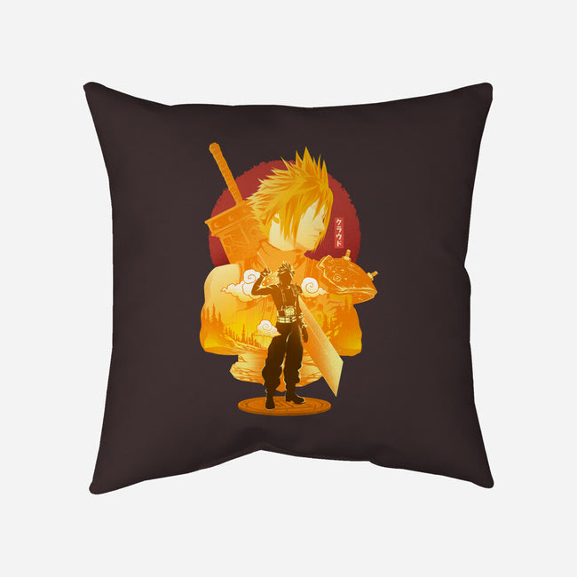 Omnislash Soldier-None-Removable Cover-Throw Pillow-hypertwenty