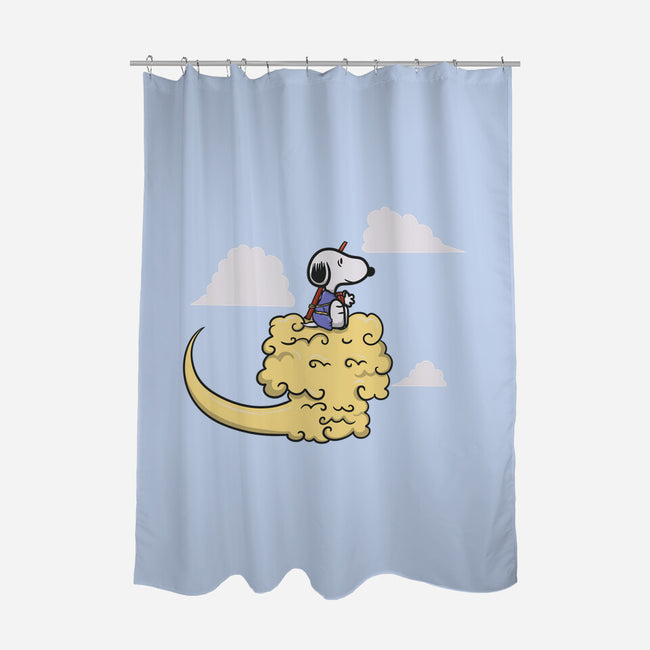 Speedy Snoopy-None-Polyester-Shower Curtain-Claudia
