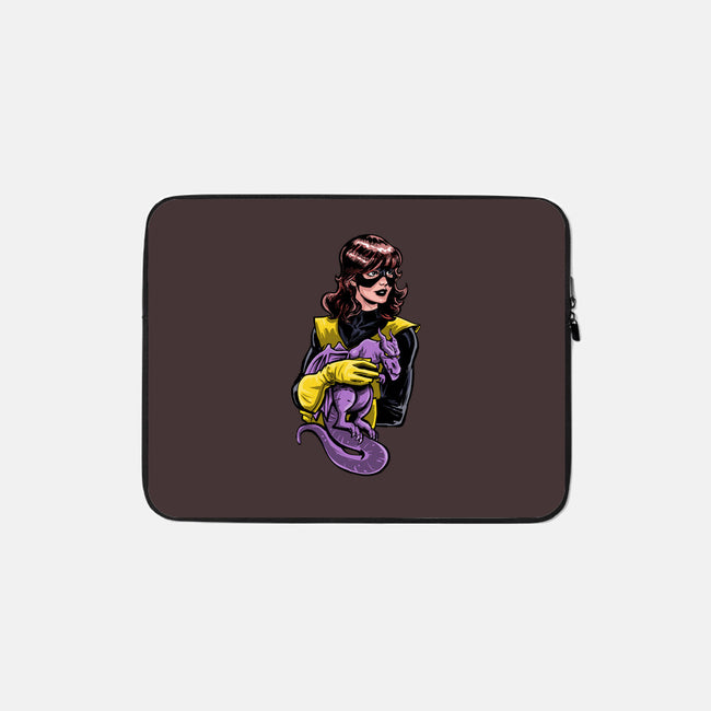 The Lady With A Dragon-None-Zippered-Laptop Sleeve-zascanauta