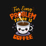 For Every Problem There Is Coffee-Womens-Off Shoulder-Sweatshirt-Boggs Nicolas