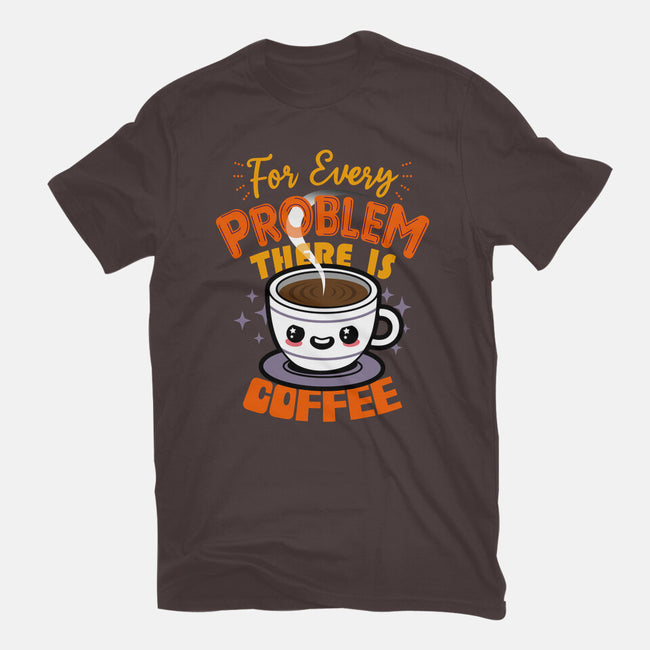 For Every Problem There Is Coffee-Womens-Basic-Tee-Boggs Nicolas