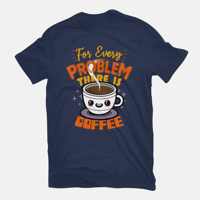 For Every Problem There Is Coffee-Womens-Fitted-Tee-Boggs Nicolas