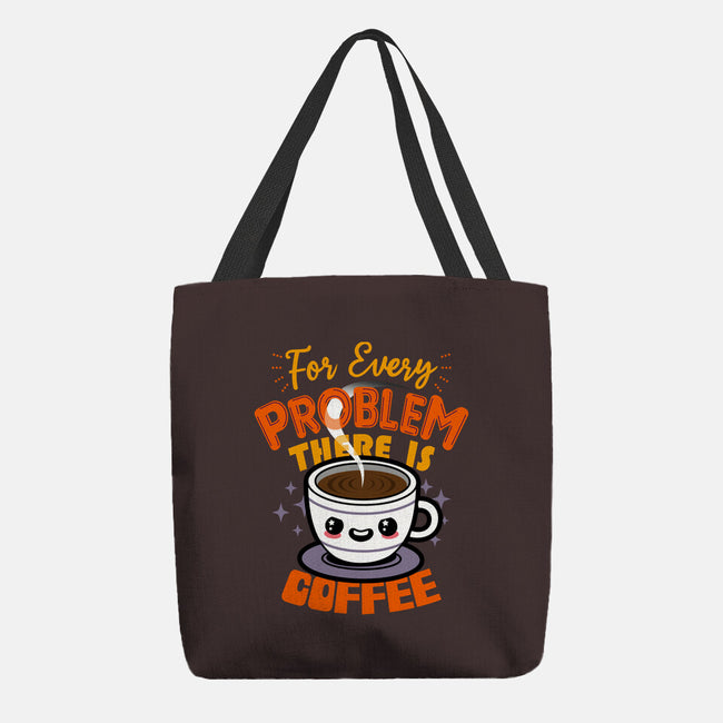 For Every Problem There Is Coffee-None-Basic Tote-Bag-Boggs Nicolas