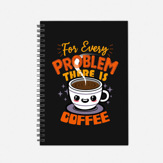 For Every Problem There Is Coffee-None-Dot Grid-Notebook-Boggs Nicolas