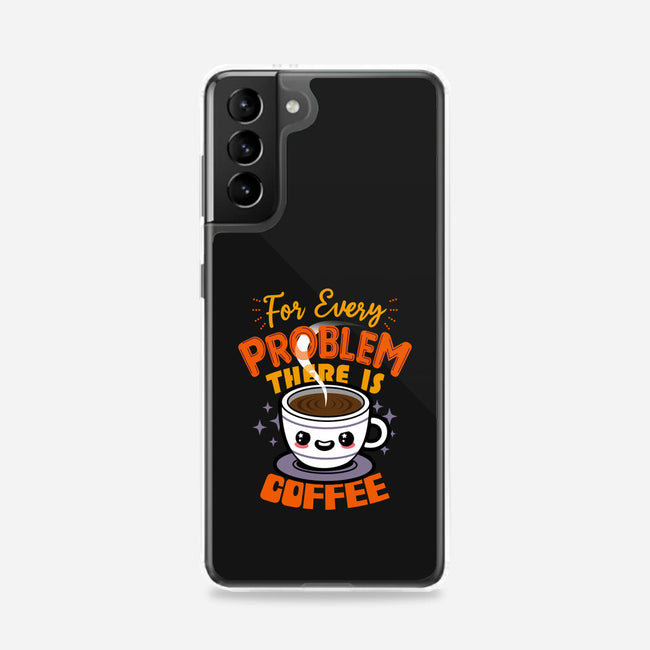 For Every Problem There Is Coffee-Samsung-Snap-Phone Case-Boggs Nicolas