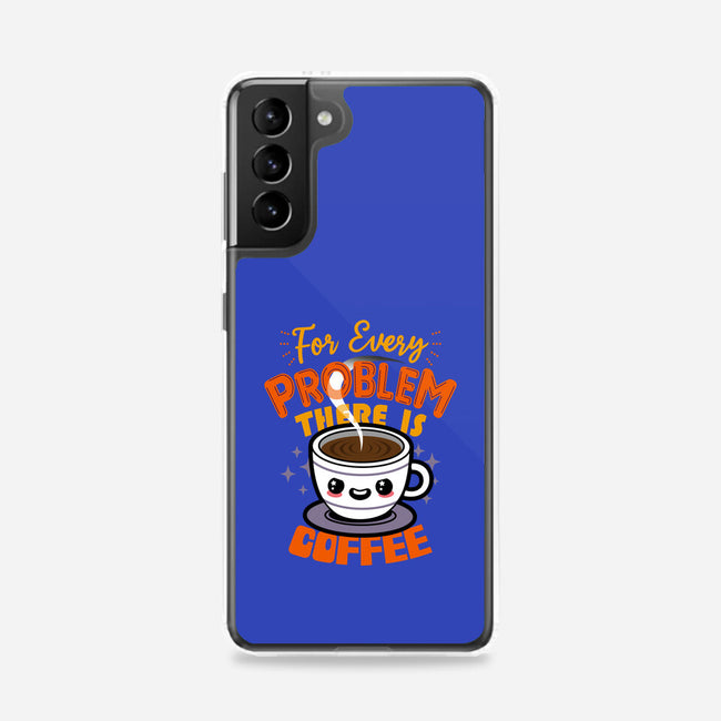 For Every Problem There Is Coffee-Samsung-Snap-Phone Case-Boggs Nicolas